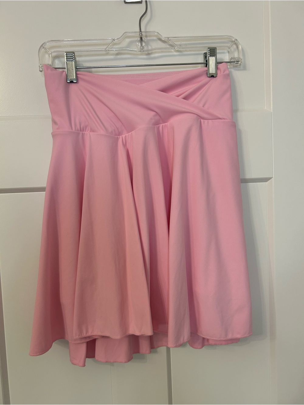 Halara Pink Crossover Waist Skort Flowy Mini Skirt Plus Size 3X
